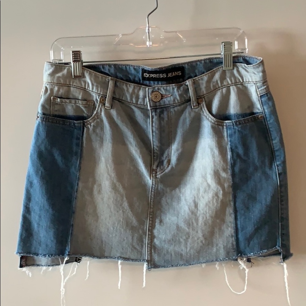 Express Denim Skirt